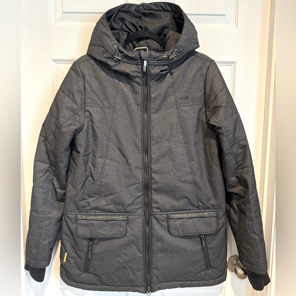 Lole women’s winter coat, gray, size large